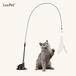Brinquedo Caça-Penas Interativo para Gatos com Ventosa