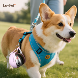 Bebedouro Antivazamento com Alça de Passeio para Cães - detalhe 5