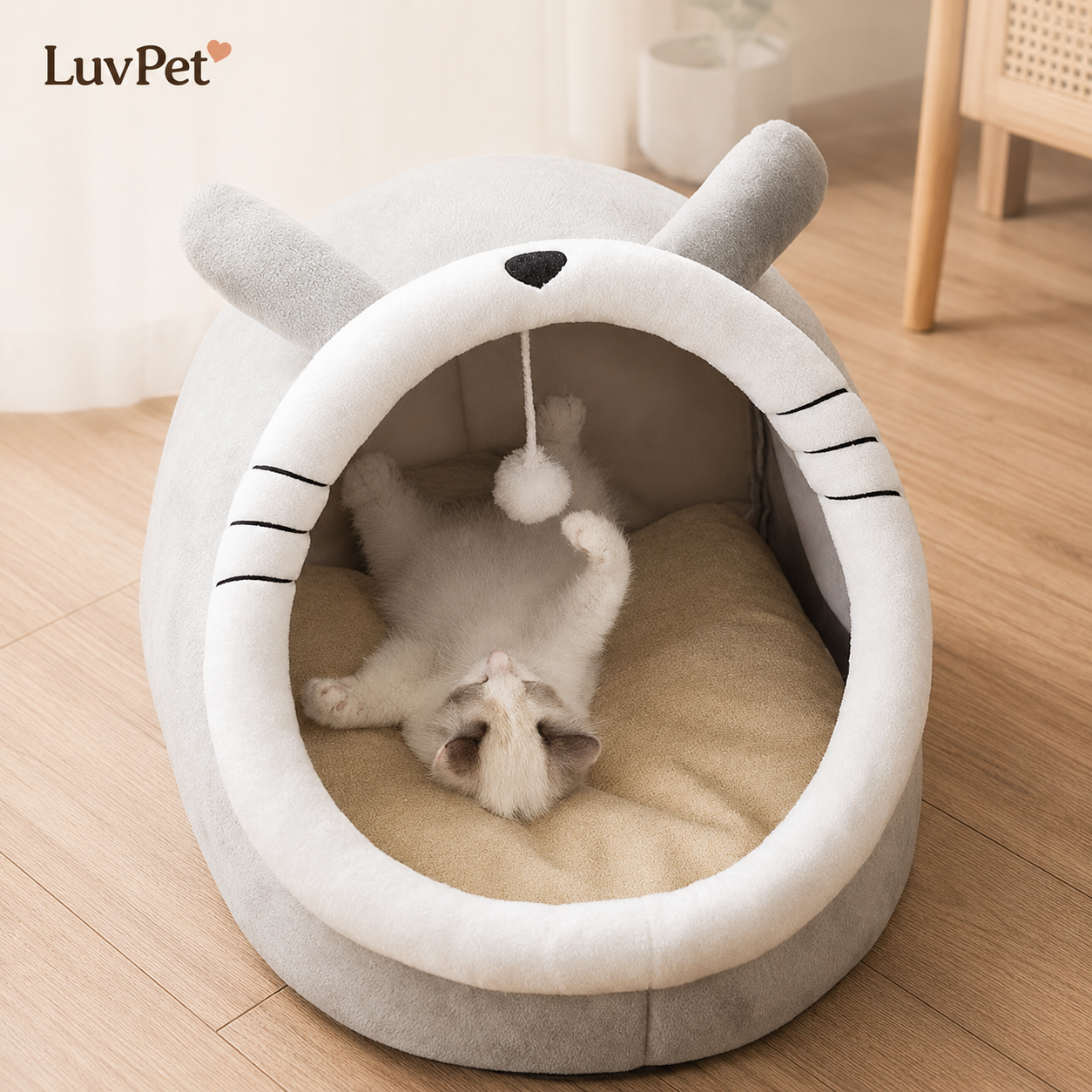 Cama Toca Pet Conforto Profundo Dobrável e Lavável