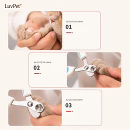 Alicate de Unhas Profissional para Cães e Gatos