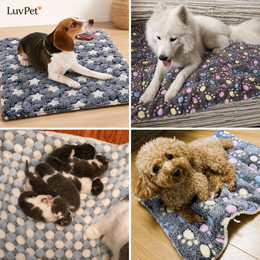 Cama Pet Aconchegante em Flanela para Cães e Gatos
