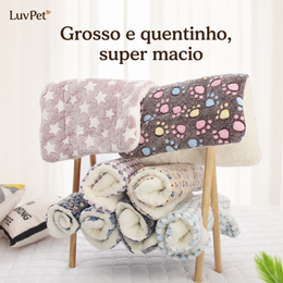 Cama Pet Aconchegante em Flanela para Cães e Gatos