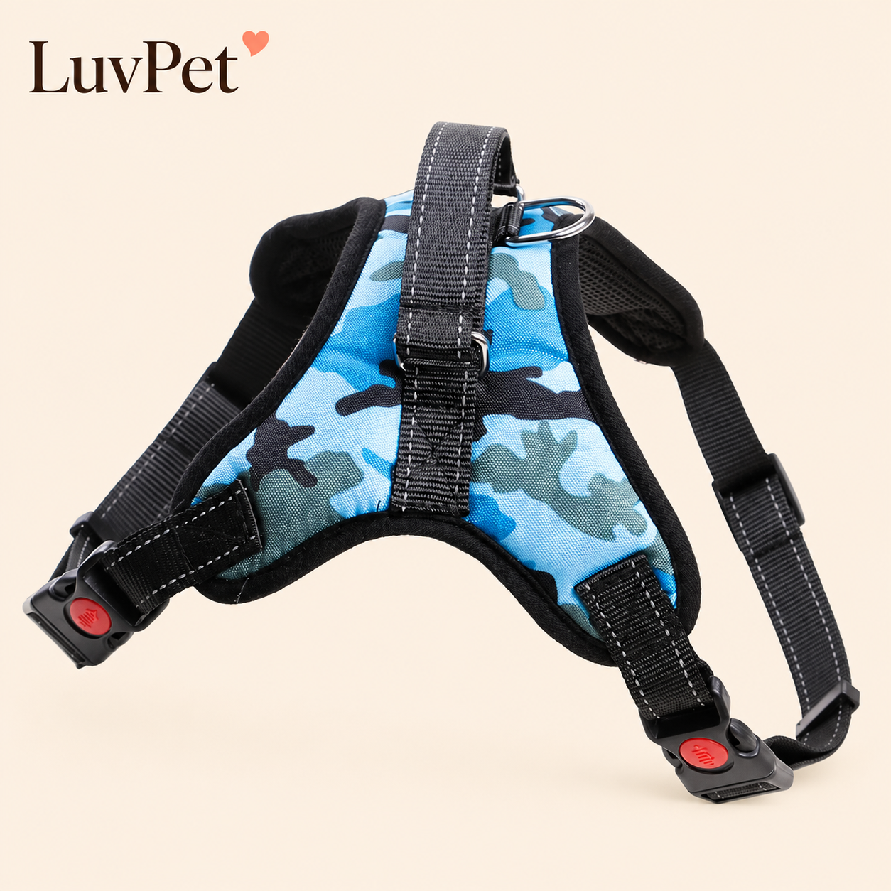 Peitoral Ajustável e Acolchoado para Cães