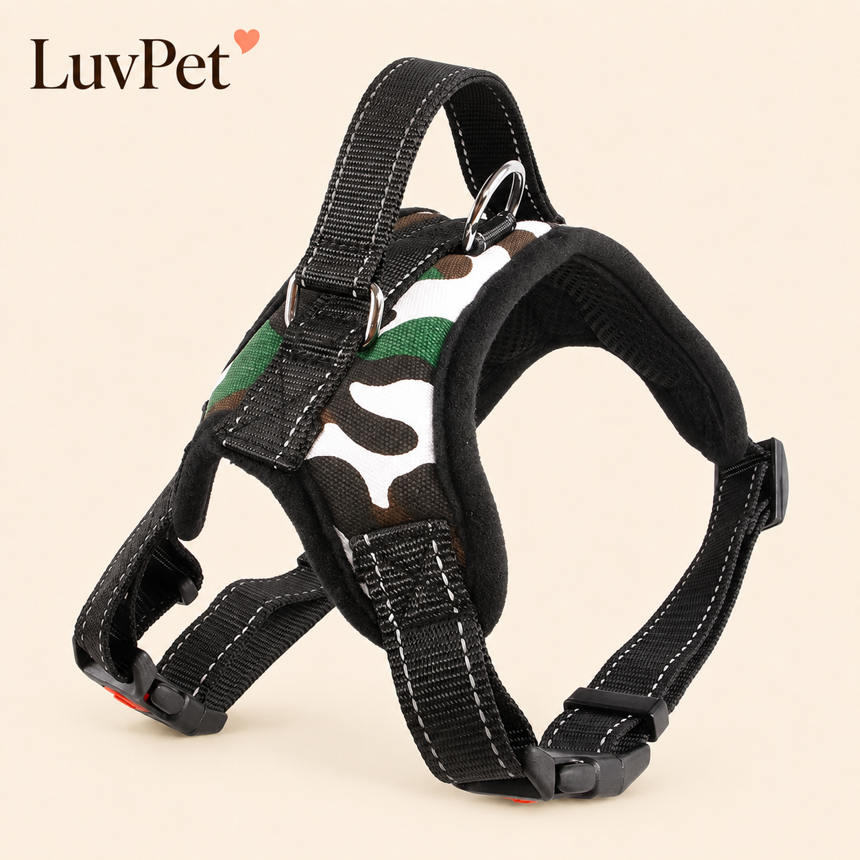 Peitoral Ajustável e Acolchoado para Cães