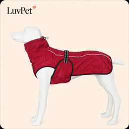 Jaqueta Pet Impermeável e Refletiva para Cães