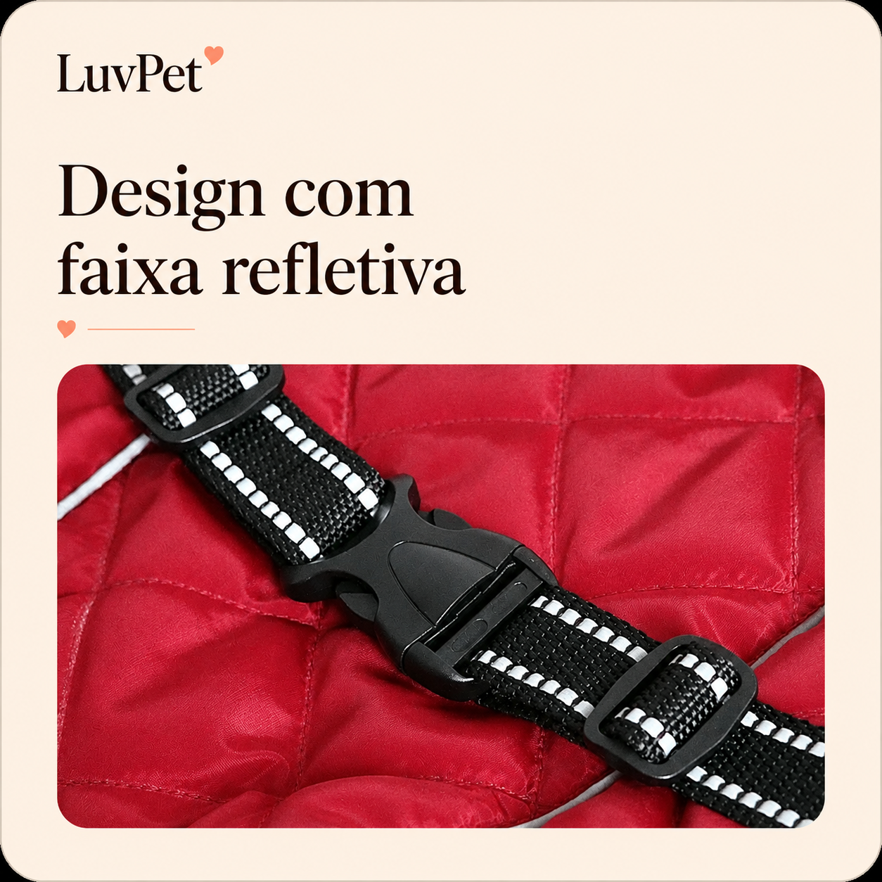 Jaqueta Pet Impermeável e Refletiva para Cães
