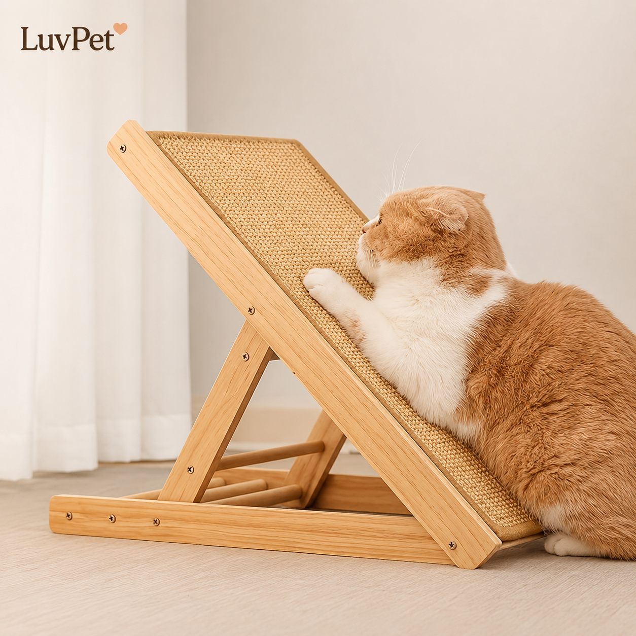 Arranhador Adesivo em Corda de Sisal para Gatos