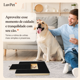 Lixa Interativa para Unhas de Cães com Compartimento para Petiscos