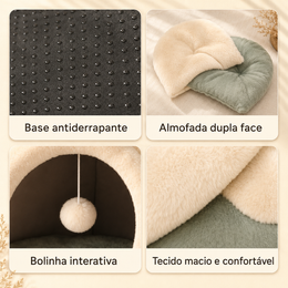 Cama Toca Pet Conforto Profundo Dobrável e Lavável