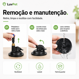 Brinquedo Caça-Penas Interativo para Gatos com Ventosa