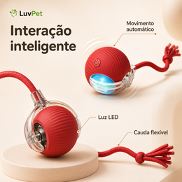 Bola Interativa Inteligente LuvPet com Desvio de Obstáculos