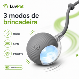 Bola Interativa Inteligente LuvPet com Desvio de Obstáculos