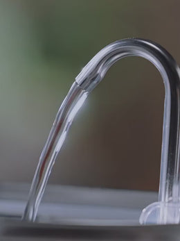 Fonte Bebedouro Pet em Aço Inoxidável 2,2 L com Filtro e Bomba Silenciosa