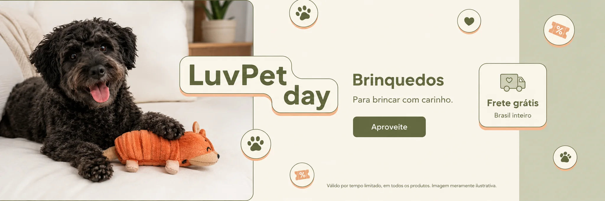 Brinquedos LuvPet com frete grátis para todo o Brasil
